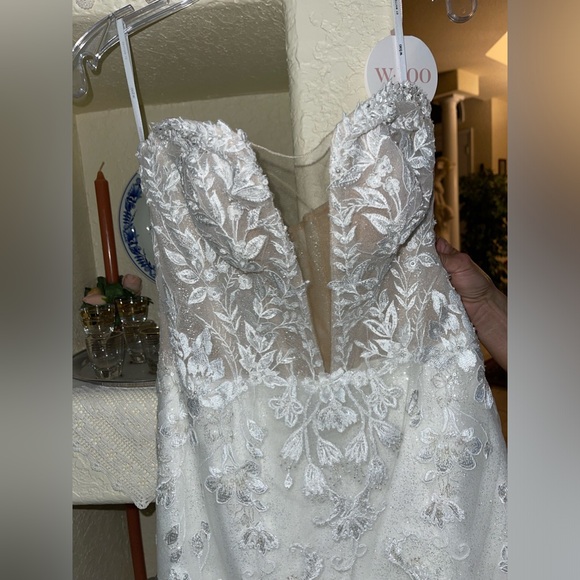 BRAND NEW WEDDING DRESS *WITH TAG & FROM WHITE MAGNOLIA BRIDAL* - Picture 3 of 6